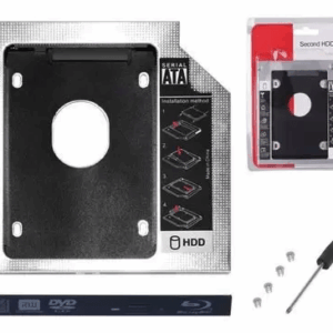 ADAPTADOR DVD P/ HD ou SSD CADDY 12.7mm