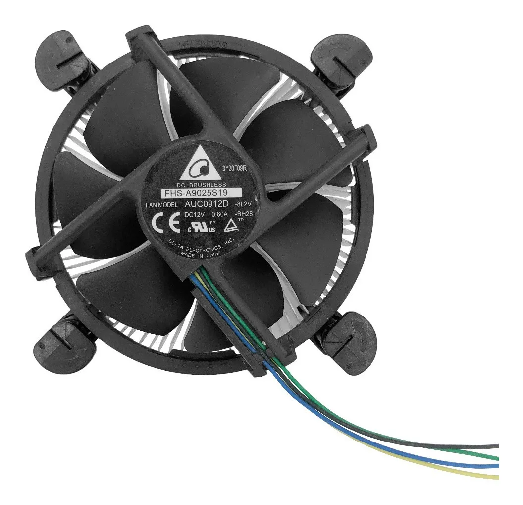 COOLER UNIVERSAL P/ PROCESSADOR INTEL 1150/1155/1151/1156/1700