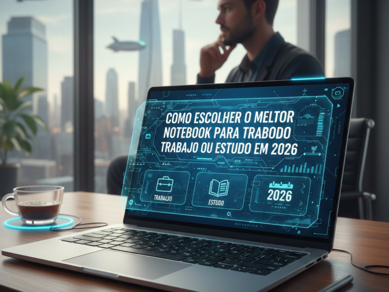 Como Escolher o Melhor Notebook para Trabalho ou Estudo em 2026