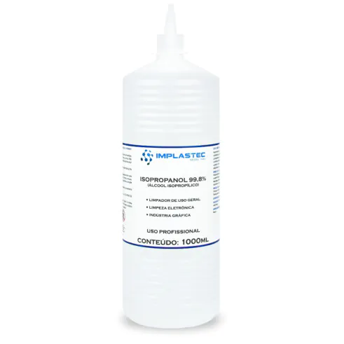 Álcool Isopropílico Isopropanol Implastec Garrafa 1 Litro