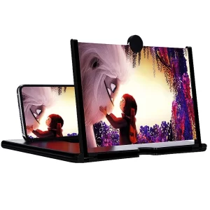 Ampliador De Tela Lente 3d Suporte Dobrável De Celular Para Vídeos e Jogos e Ensino on-line