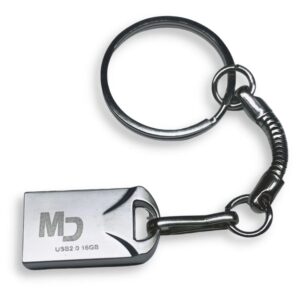 PENDRIVE 16GB MINI AÇO