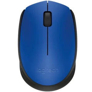 Mouse logitech m170 sem fio azul e preto